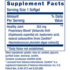 Krill oil benefits for joint health