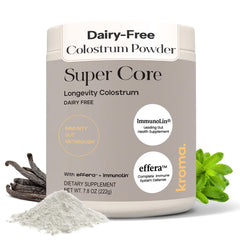 Packaging for KROMA Super Core Dairy-Free Colostrum Powder