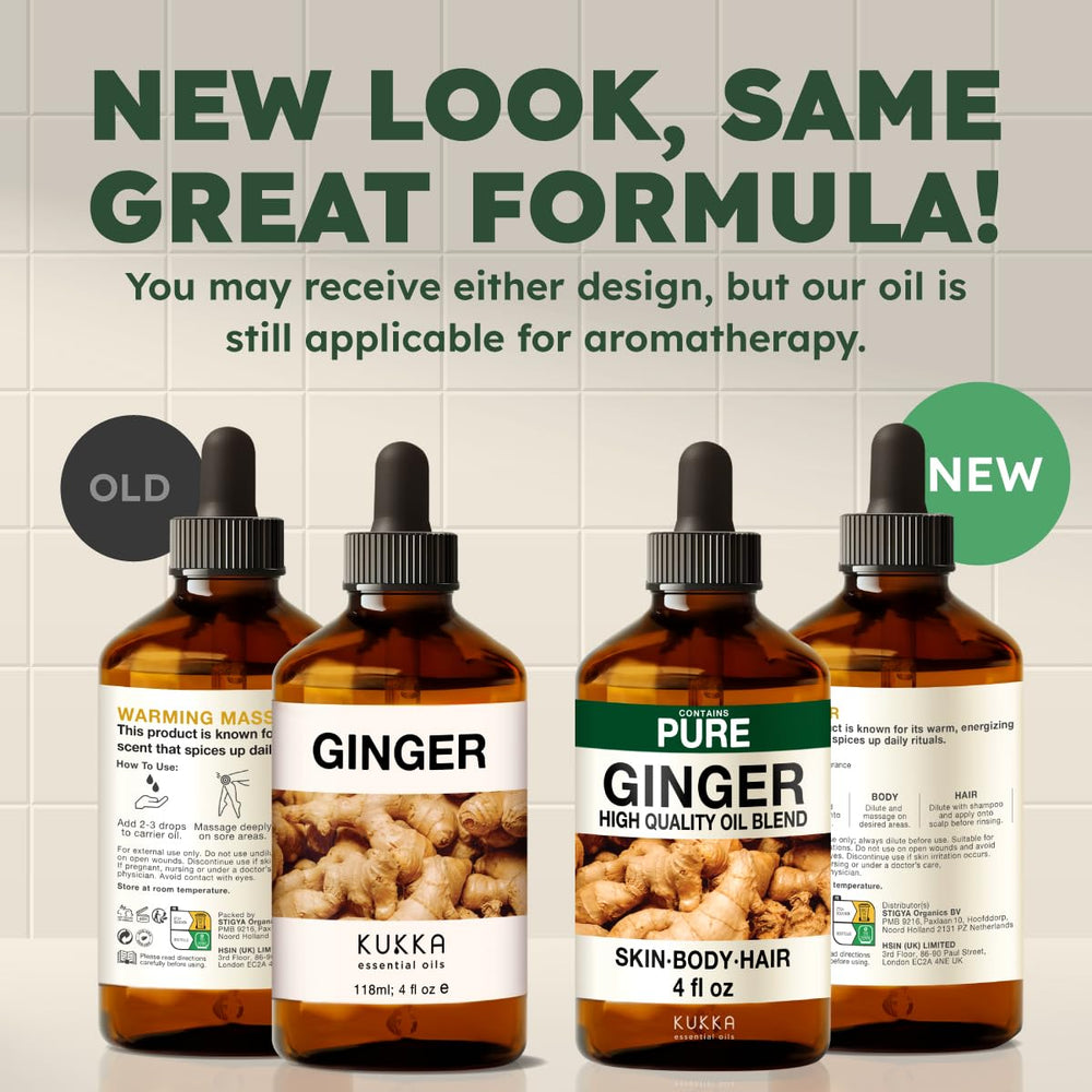 Massage using Ginger Essential Oil with carrier oil
