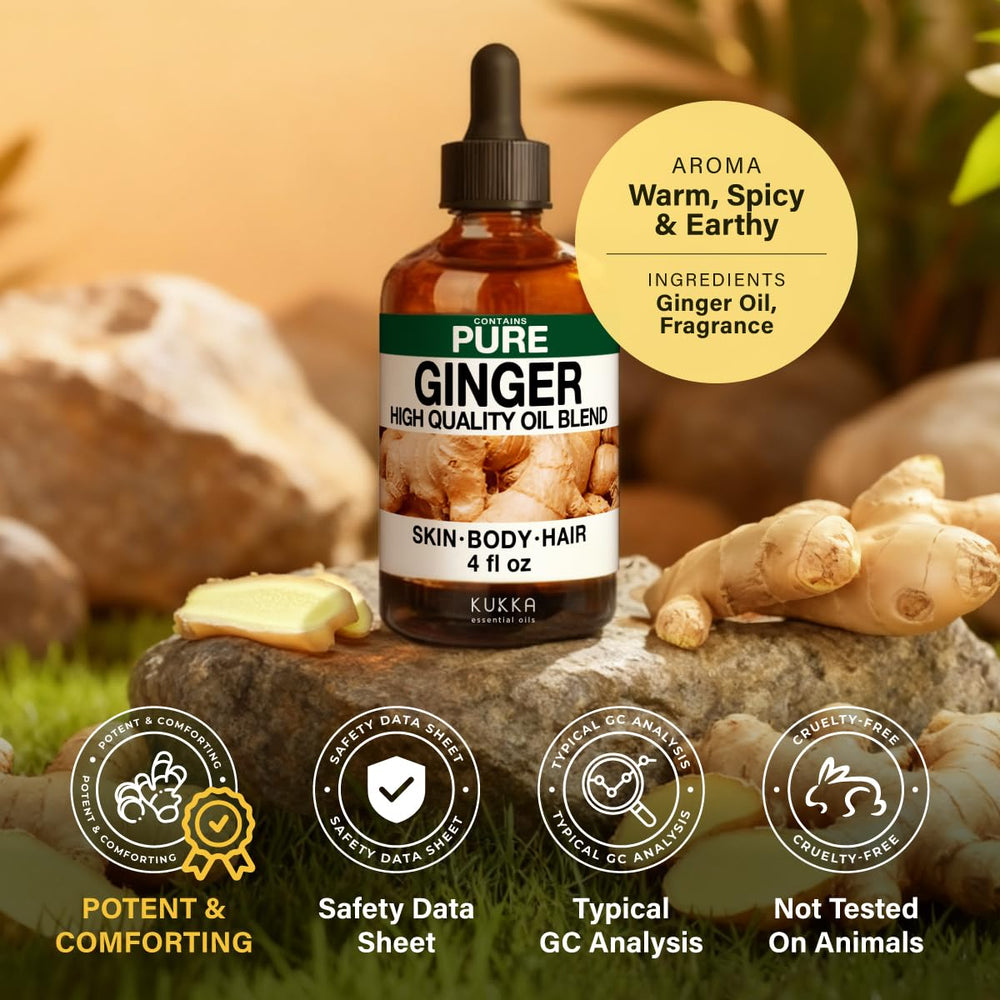 KUKKA Ginger Oil packaging variants: old and new