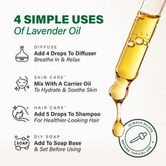 Lavender essential oil for DIY candle and soap recipes