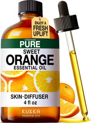 KUKKA Orange Essential Oil 4oz bottle front view