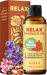 KUKKA Relax Massage Oil 100ml pump bottle