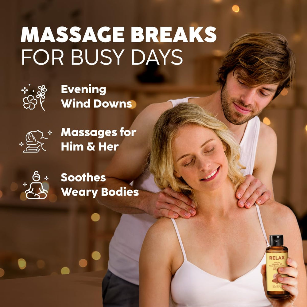 KUKKA Relax Massage Oil 200ml pump bottle