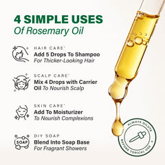 KUKKA Rosemary essential oils 4oz for skin application close-up