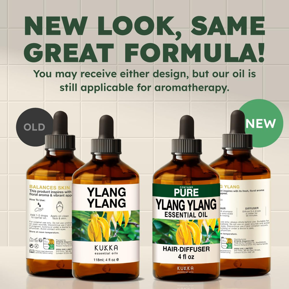 KUKKA Ylang-Ylang essential oil packaging variants