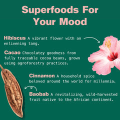 Yogurt bowl with Mood Magic powder sprinkled on top