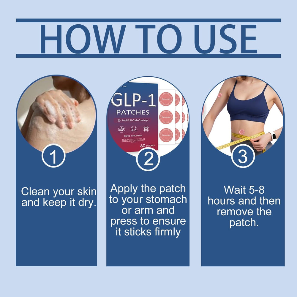 Plant-based ingredients concept graphic for GLP-1 patches