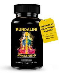 Kundalini Awakening herbal supplement bottle with label
