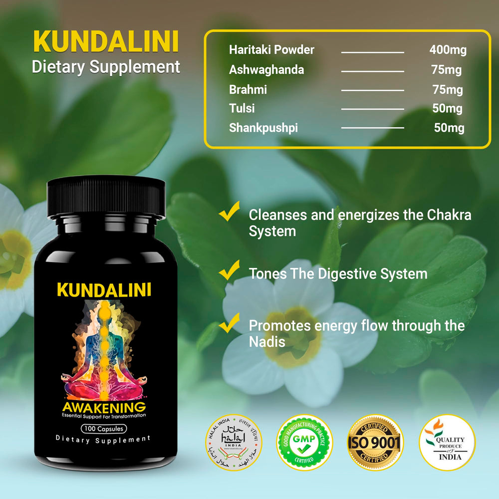 Concept image showing Kundalini awakening support and spiritual growth