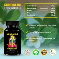Concept image showing Kundalini awakening support and spiritual growth