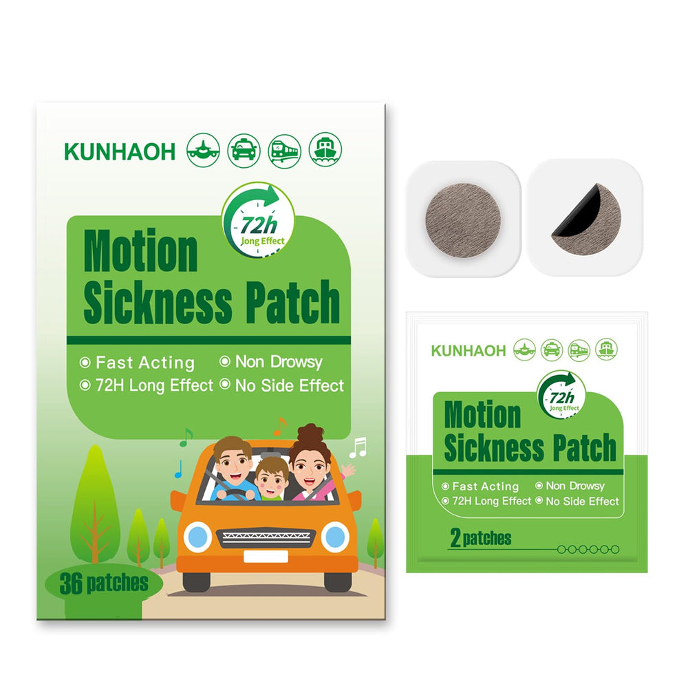 KUNHAOH patch belly-button application for on-the-go travel comfort.