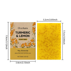 Natural extracts highlight in KunMan lemon turmeric honey soap
