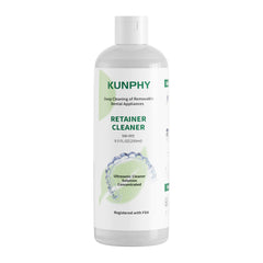 KUNPHY Ultrasonic Retainer Cleaner 8oz Mint bottle