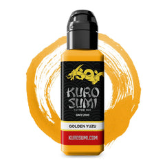 Kuro Sumi Nature's Elements Golden Yuzu pigment drops highlight bright tones for bold lines.