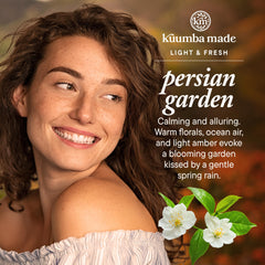 Label detail of Kuumba Made Persian Garden Fragrance Oil