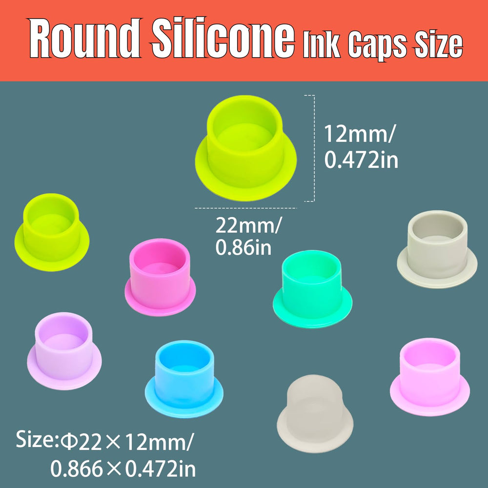 KVM closeup of U-shaped pigment cup showing waste-minimizing color gathering