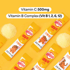 Label highlighting Vitamin B1, B2, B6, B12