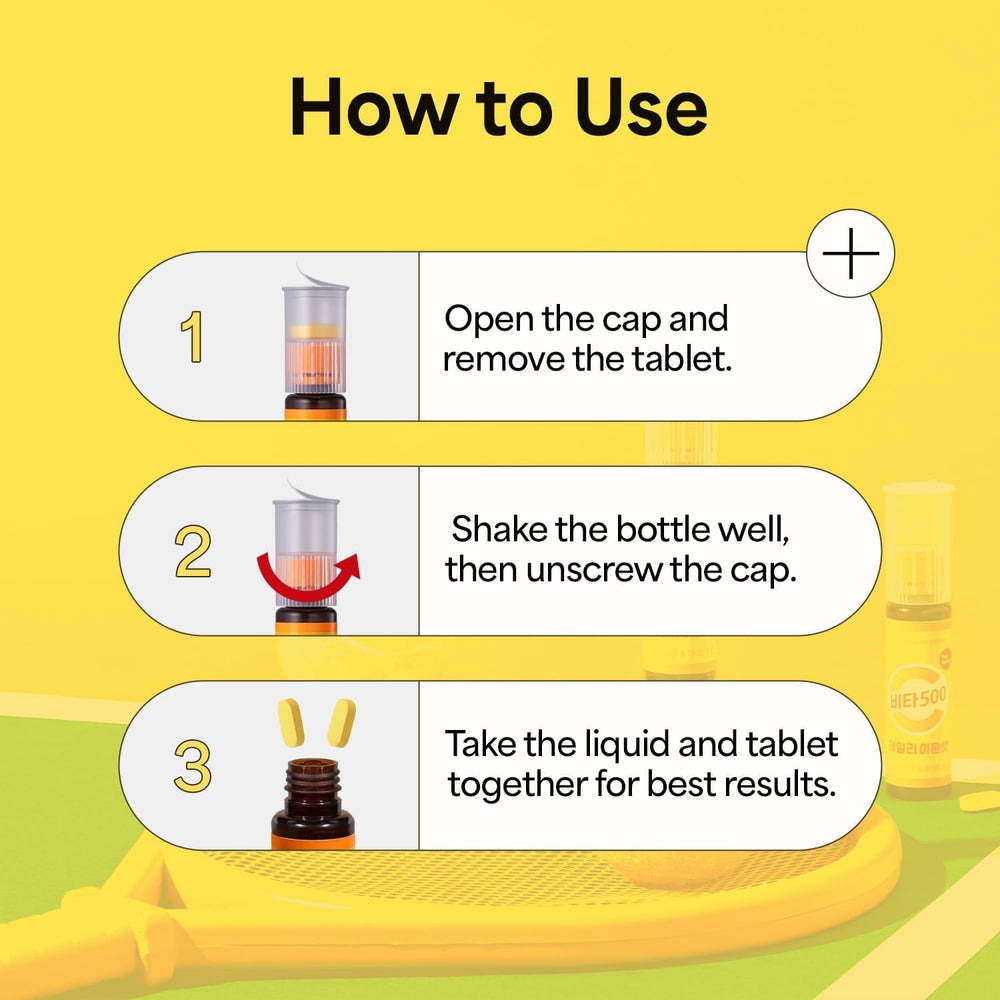 No water needed for daily Vita500 use