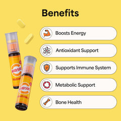 Peach-flavored Vita500 immune shot