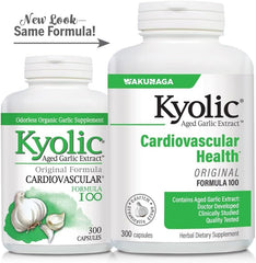 Nutrition facts and ingredients for Kyolic Formula 100
