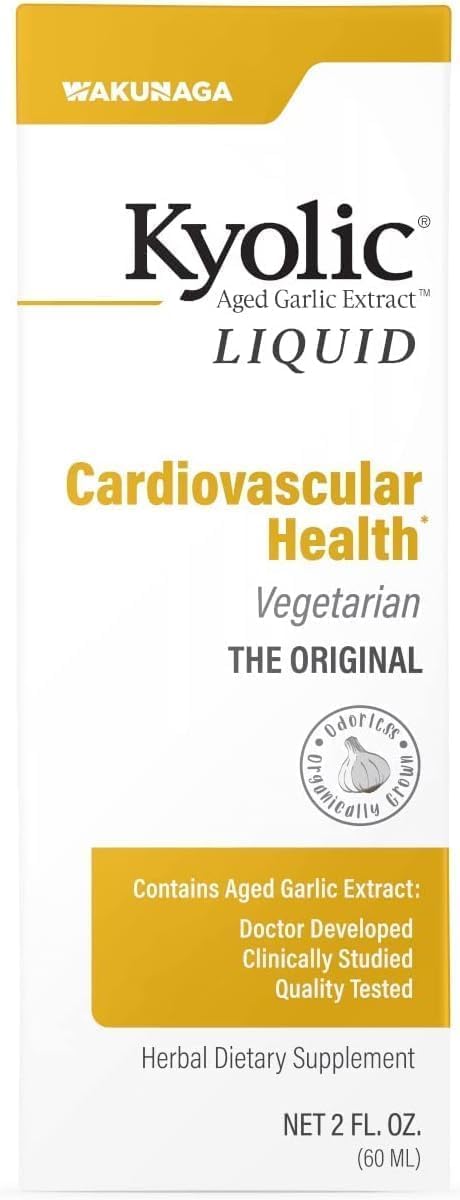 Kyolic Aged Garlic Extract Cardiovascular bottle and label