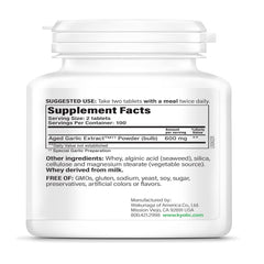 Cardiovascular health concept featuring Kyolic Garlic Formula 100