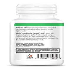 Organically grown aged garlic extract illustration