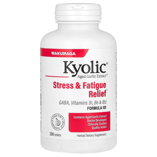 Kyolic Aged Garlic Extract Formula 101 Energy Tablet – Stress and Fatigue Relief