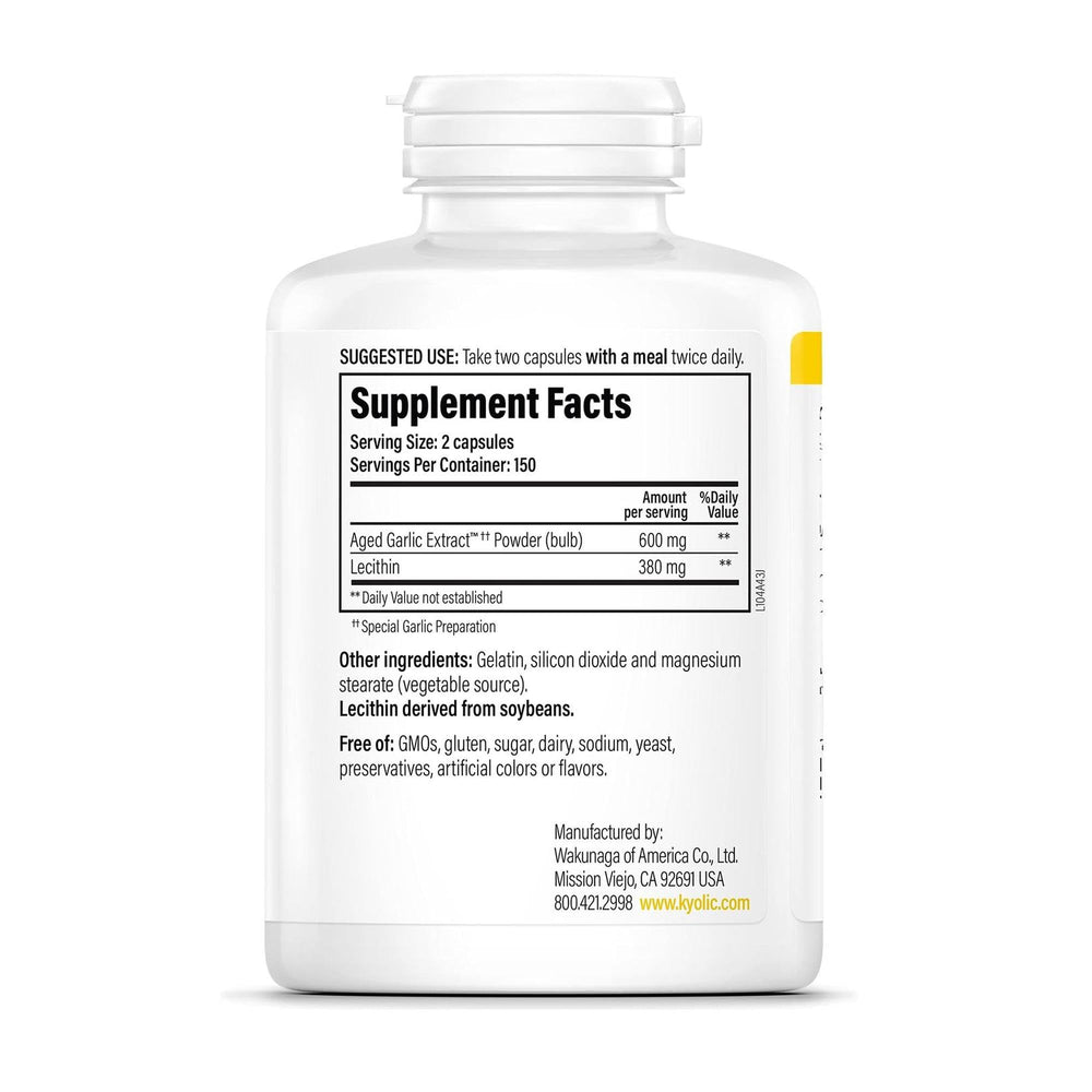 Whole body support concept: garlic extract for immunity and digestion