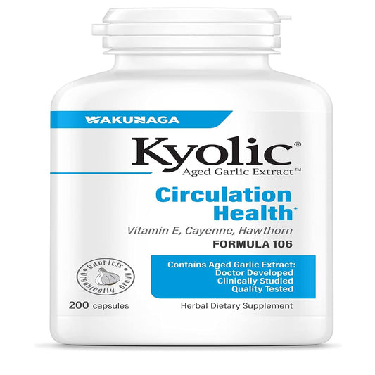 Kyolic Aged Garlic Extract Formula 106 bottle