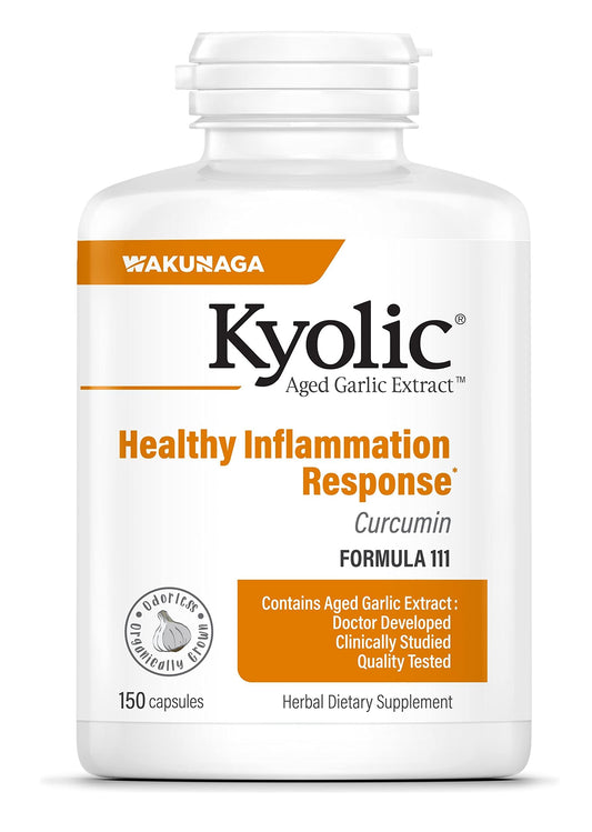 Kyolic Aged Garlic Extract Formula 111 bottle for health