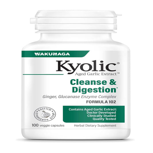Kyolic Formula 102 aged garlic extract capsules