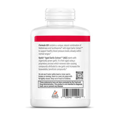 Kyolic Formula 109 packaging inside view showing carton details