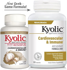 Dose information for KYOLIC Kyolic Reserve bottle