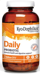 Kyolic Kyo-Dophilus daily probiotic bottle and label