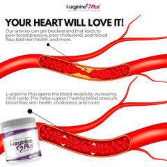 Easy-to-mix formula of L-arginine Plus