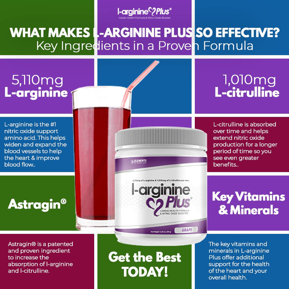 13.4 ounce bottle of L-arginine Plus