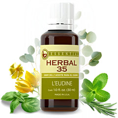 L’EUDINE Herbal 35 essential oil diffuser and 1 oz bottle – hero image