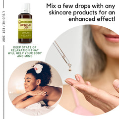 Relaxing aromatherapy scene with Herbal 35 oil