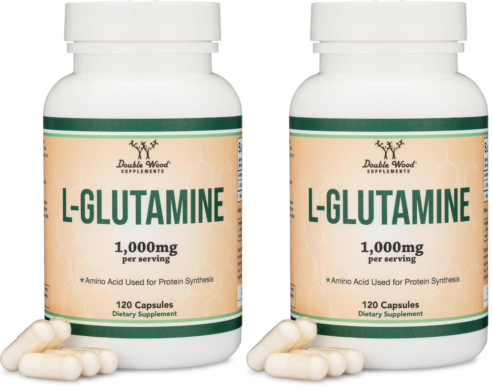 L Glutamine Capsules Pack of 2 – front view