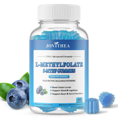 L-Methylfolate 15mg gummies bottle, 60-count