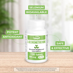 Molecular illustration of L-selenomethionine