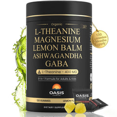 Front packaging of L-Theanine 400mg Gummies