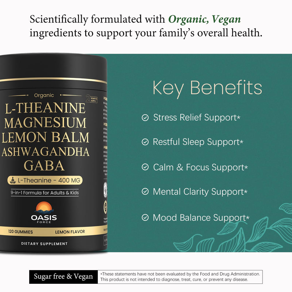 Ingredients blend graphic highlighting GABA, Magnesium Glycinate and botanicals