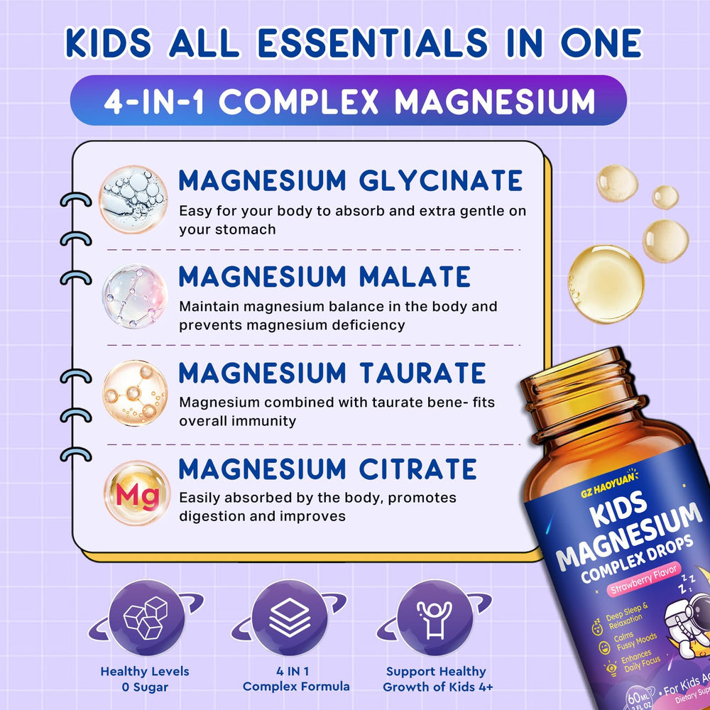 L-Theanine, Lemon Balm and Ashwagandha for kids sleep and calm