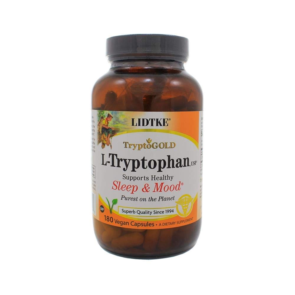 Lidtke L-Tryptophan 500 mg bottle - 180 capsules