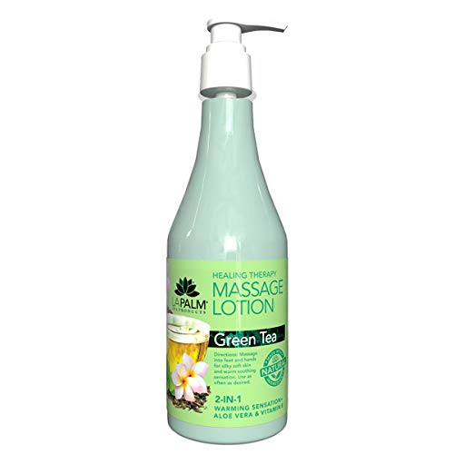 La Palm Massage Lotion Green Tea 8oz product image