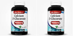 Bottle label: Calcium D-Glucarate 1000mg - 120 capsules