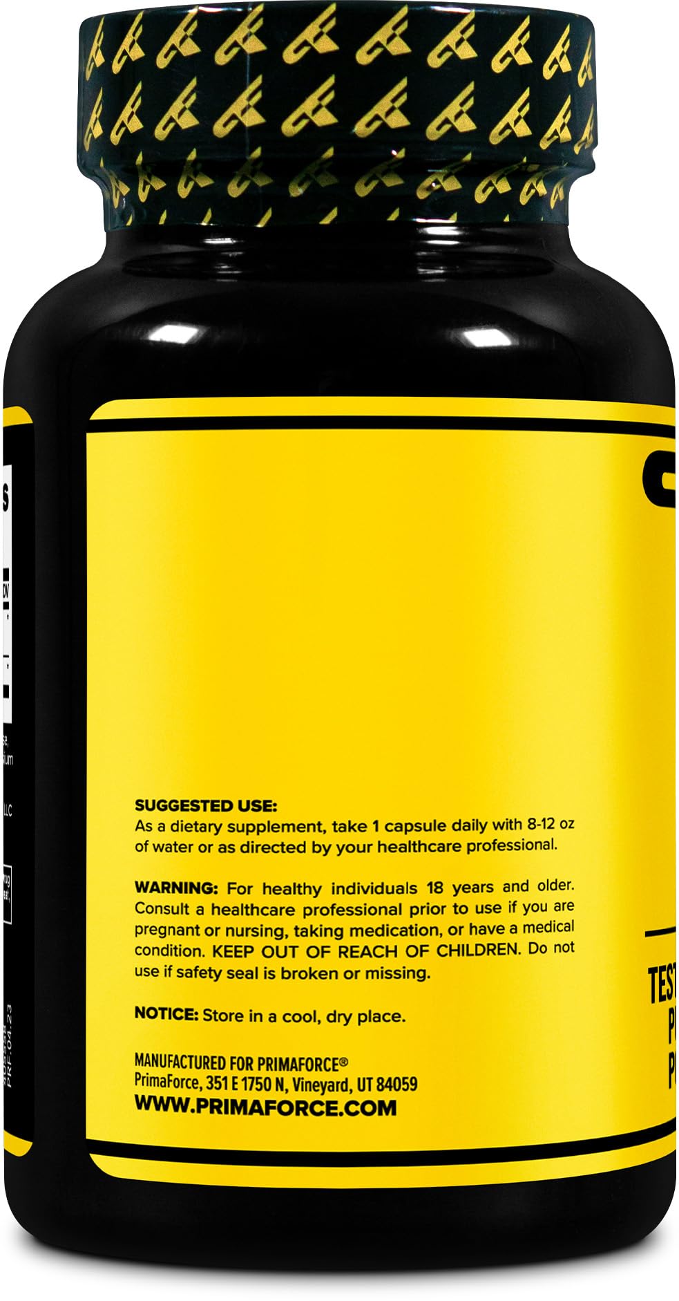 Lab-tested potency and purity badge image